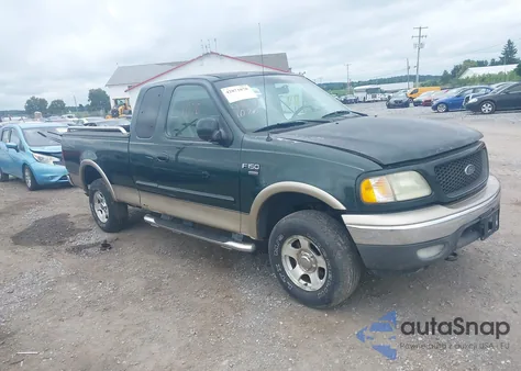 2002 Ford F150 из США, поврежденный, VIN 1FTRX18W02KA29930